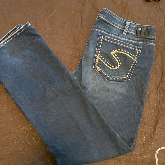 Silver Aiko Slim Bootcut jeans - Picture 1 of 6